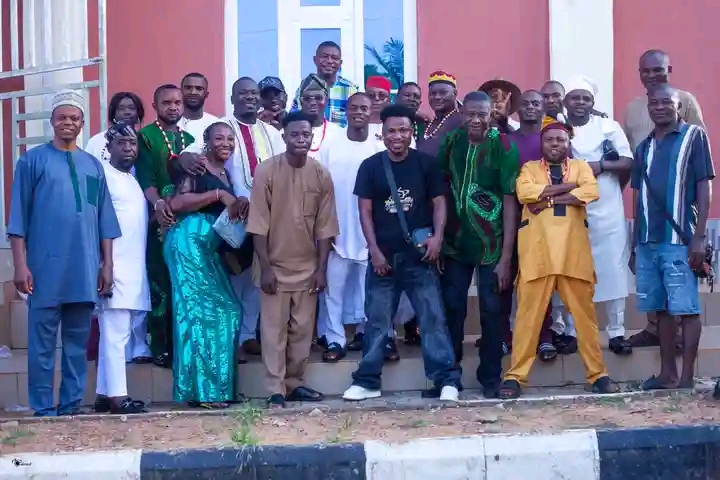 Dr Francis Agbo and supporters 